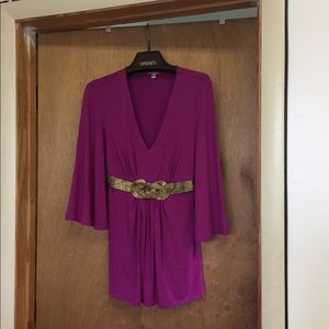 ❤️Cache Purple Top.  Size S.